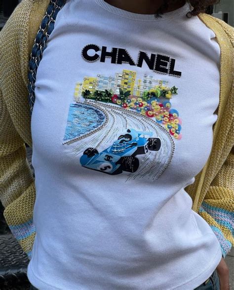 streifenshirt chanel|chanel tee shirt.